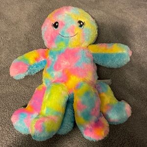 Build A Bear Tie Dye Octopus Plush Stuffed Animal